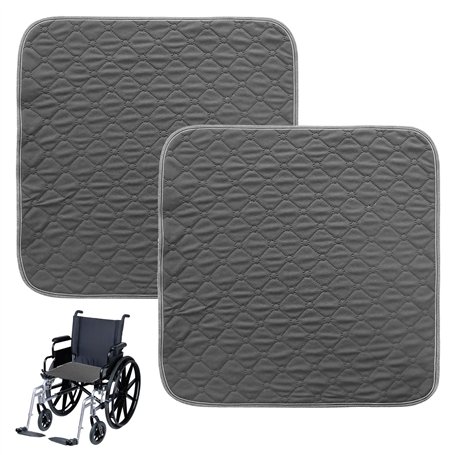 Lot de 2 coussins de chaise lavables pour incontinence : 50 x 50 cm