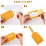 Identifiants Étiquettes Bagage Cuir avec Sangle Réglable Couverture de Prote