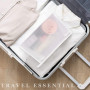 Trousses de Toilette Grande Capacité 2pcs Trousses à Maquillage Imperméable Trousse Toilette Voyage Transparente Sacs de Toilett