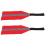 WANGCL 2 Pièces Drapeau de Voyage de Sécurité pour Kayak Drapeau de Sécurité de Canoë Rouge pour Kayak Canoës Remorquage Drapeau