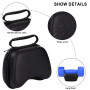 QIMEI-SHOP Etui de Rangement Manette avec Sangle Sac Portable pour Contrôleur Antichoc Housse de Transport pour Manette pour PS5