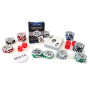 Grimaud - Malette de Poker Premium 500 jetons 11,5g marqués - 2 jeux de 54 cartes - jetons Dealer - Livret de règle - Mallette e