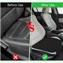Huucozn Coussin de Siège de Voiture, Protection Siege Voiture Avant Housse de Siege Voiture Universel Coussin Voiture Siege Cous