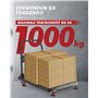 Lot de 4 roulettes industrielles de 50 mm pour charges lourdes, 1000 kg, silencieuses, plaque en polyuréthane, roulettes pivotan