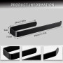 GIUSOBG Porte Serviettes Mural en INOX 29cm Porte Serviette Salle de Bain Noir Porte Servie tte Salle de Bain PorteTorchon Autoc