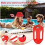 JOZMMZEOOA Costume de Sauveteur 4 Pcs Baywatch Lifeguard Costume Accessoires Sauveteur Ensemble Lifeguard Réglable Chapeau de Sa