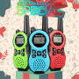 Retevis RT638 Talkie Walkie Enfants, Talkie Walkie 3 Pieces, Lampe de Poche 16 Canaux PMR446, Jouets Cadeaux Anniversaire pour E