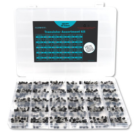 KUBOWAI Lot de 30 transistors PNP NPN SS8050, SS8550, BC546, BC547, BC548, BC549, BC550, BC556, BC557, BC558, BC559, 2N2222, 2N2 KUBOWAI Lot de 30 transistors PNP NPN SS8050