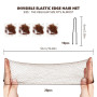 20 Pièces Filet Élastique Chignon