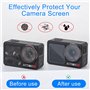 NXPUXP Film de Protection D'écran pour Dji Osmo Action5 Pro,Film de Protection en Verre Trempé+Cache D'objectif Pour Dji Osmo Ac