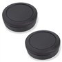 Lot de 2 cache-objectifs arrière pour appareil photo Canon EOS R1 R3 R10 R8 R7 R6II R6 R5II R5 R RP et plus avec monture RF