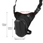 QWORK® Sac de Jambe, Sacoche Jambe de Moto, Sac de Cuisse pour Hommes et Femmes, Sac de Jambe de Sport pour Moto et Sports de Pl