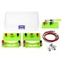 QWORK® Kit d'apprentissage de circuits, séries d'enseignement et circuits parallèles, adapté aux leçons et expériences scolaires