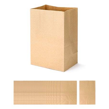 QWORK® 50 pièces sacs en papier kraft