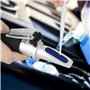 QWORK® 4 en 1 Réfractomètre antigel, testeur Liquide Refroidissement d'éthylène et propylène Glycol avec Mesure d'acide Batterie