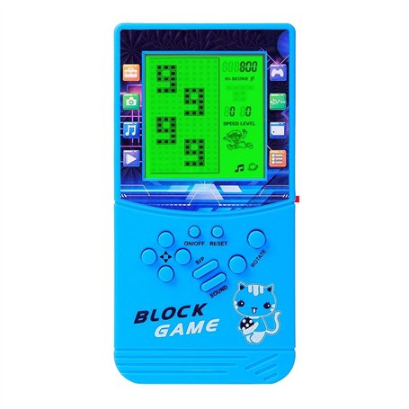 CZT République tchèque Grand écran Vert Brick Game Puzzle nostalgique intégré 999 dans Un jeuChambre / extérieur / Voyage Bon Pa