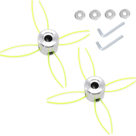 HUAREW Tête de Débroussailleuse Universelle Aluminium Fils