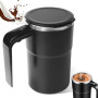 Tasse à café électrique à mélangeur automatique - 380 ml - Avec anse - Avec affichage de la température - En acier inoxydable 30