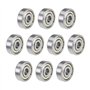 Fasizi Lot de 10 roulements à billes à double blindage métallique 635ZZ 5 x 19 x 6 mm