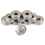 Fasizi Lot de 10 roulements à billes à double blindage métallique 635ZZ 5 x 19 x 6 mm