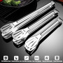 Lot de 3 pinces de cuisine en acier inoxydable de qualité supérieure, faciles à saisir, faciles à nettoyer, résistantes à la cha