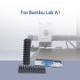 Brosse à buse en silicone pour imprimante 3D Bambu Lab A1, outil de nettoyage de buse pour imprimante 3D Hotbed (6 pièces)
