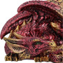Nemesis Now Aaden U5289S0 Figurine Dragon au Repos Rouge et doré 10,2 cm