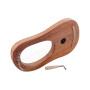 Alnicov Lyre harpe 10 cordes harpe petite harpe portable avec clé d'accord pour instrument de musique à cordes harpe de qualité