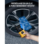 AstroAI Gonfleur Pneus Voiture, Compresseur à Air Portatif, Gonfleur Pneus Voiture Sans Fil compacte, avec Batterie Rechargeable