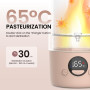 Chauffe-biberon Portable Rapide - Pour Lait/Eau/Café/Thé - Température Réglable 55°C Max, Chauffe Biberon Nomade Sans Fils, 50