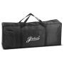 Flexzion Housse de clavier 61 touches souple étanche avec poignée transport poches bandoulière réglable - Sac étui pour clavier