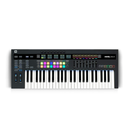 Novation 49SL MkIII Clavier maître MIDI de 49 touches et séquenceur offrant une intégration avec les STAN