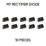 Diodes redresseurs M7-10 pièces