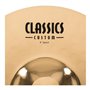 Meinl Cymbals Classics Custom Brilliant Cymbale Splash 8 pouces (20,32cm) pour Batterie – B12 Bronze, Finition Brillante, Fabriq