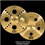 Meinl Cymbals HCS Cymbale Trash Stack 16 pouces (40,64cm) avec Trous – pour Batterie – Finition Traditionelle en Laiton, fabriqu