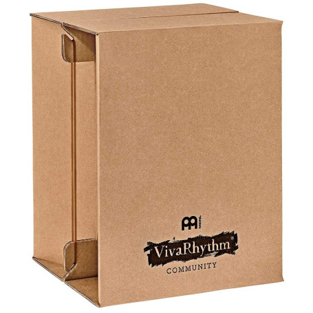 Meinl Percussion Cajon2Go Cajon Instrument - drum box pliante pour le transport - Fait de carton (VR-CAJ2GO)