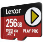 Lexar - Carte PLAY PRO microSDXC Express - Carte mémoire - 256GB - Vitesse de lecture jusqu'a 900Mo/s
