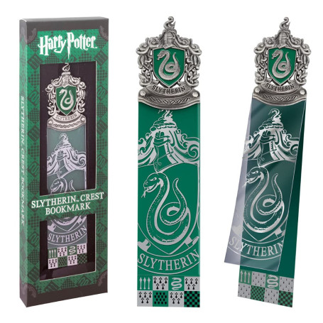 The Noble Collection Harry Potter Slytherin Crest Bookmark - 6.7in (17cm) Die Cast Metal