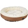 Amazon Basics Panier Rond pour Chien ou Chat avec Dessus en Flanelle