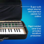 Analog Cases PULSE Case pour Korg MicroKorg/MicroKorg XL+ ou synthétiseurs comparables (étui de transport en EVA/nylon moulé dur