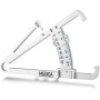 Lot de 2 rubans à mesurer et étrier pour le corps - Analyseur de graisse corporelle et outil de mesure de l'IMC, blanc MEDca