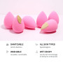 AOA Studio Wonder Blender Lot de 6 éponges à maquillage super douces sans latex et haute définition pour poudre, crème et liquid