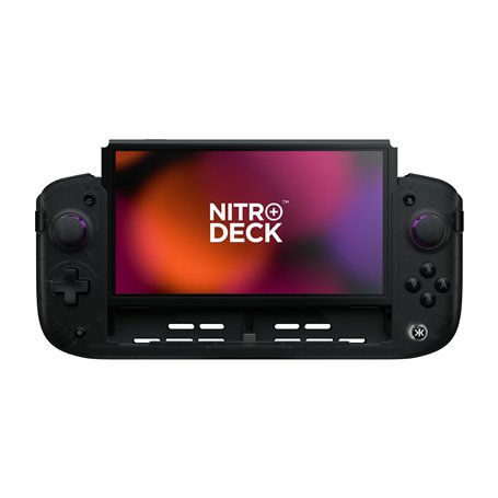 CRKD Nitro Deck+ Manette professionnelle portable pour Nintendo Switch et modèle OLED – Station d'accueil TV – Sidekicks et bout