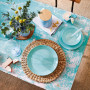Assiettes Luminarc Diwali Turquesa Turquoise verre 18 Pièces