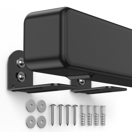 HomeMount Support mural universel pour barre de son – Support réglable pour barre de son pour la plupart des barres de son TV