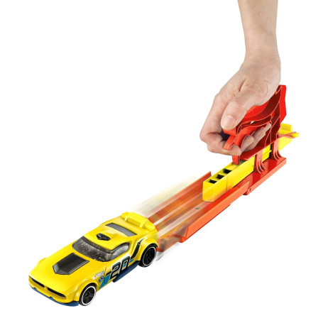 Hot Wheels FVM09 Lanceur de Poche avec Voiture Multicolore