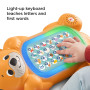 Fisher-Price Linkimals A to Z Otter - Jouet électronique d'apprentissage pour bébés de 9 mois et plus - Orange