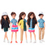Creatable World Kit Complet, poupée personnalisable aux cheveux châtains avec vêtements et accessoires, jouet pour enfant à part