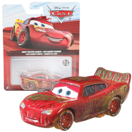 Mattel Muddy Lightning GKB35 - Disney Cars Cast - 1:55 - Véhicules de voiture