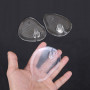 Angzhili Tongs auto-adhésives en silicone souple transparent pour protéger les orteils, coussinets d'avant-pied, semelles antidé